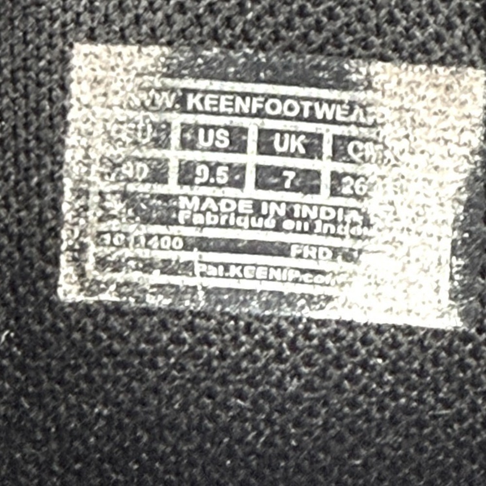 KEEN Presidio Womens Black Leather Suede Walking Shoes Sneakers Size 9.5 - Picture 6 of 7